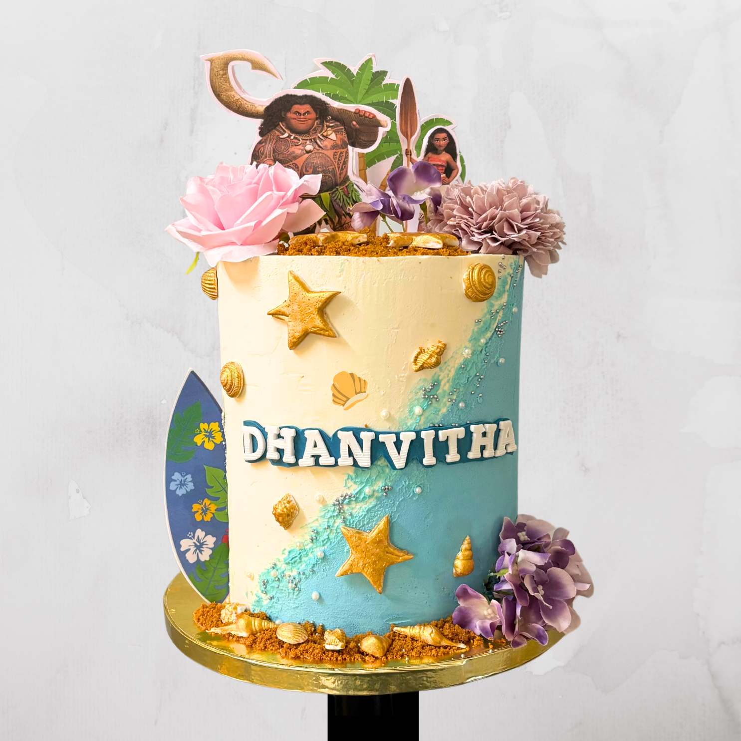 Moana Island Ocean Cake